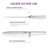 Hecef 15-Piece Knife Set with Block, Red Dot Design Award Winner, Round Tip Safety, Forged High-Carbon Stainless Steel, Dishwasher Safe, Ergonomic Handles