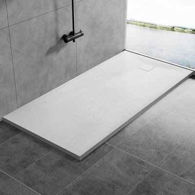 Slip-Resistance 32mm H Square White Shower Tray