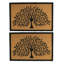 Nicola Spring - Coir Door Mats - Tree of Life - Set of 2-88069554