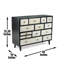 Buffet 13 tiroirs Papillon - Noir