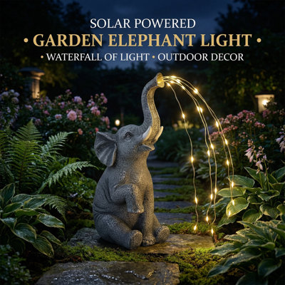 Elephant water spray ornament