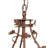 36" Wide Oak Leaf 9 Light Chandelier