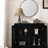 Mid Century Modern Fluted Sideboard Cabinet, Buffet Cabinet with Storage, Narrow Side Cabinet Accent Cabinet-555247153