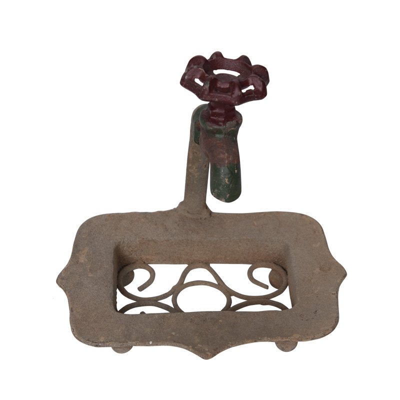 Porte-savon en métal Kells, Bronze vieilli