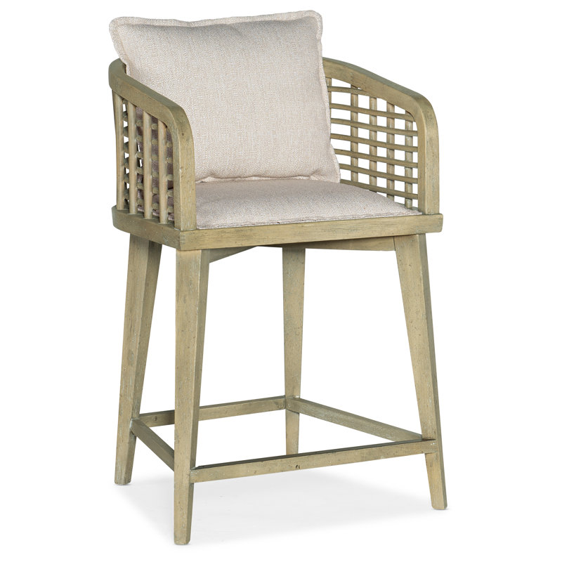 Tabouret de bar pivotant Surfrider, Bois flottant