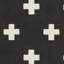 Tapis noir en laine touffeté à la main à motif géométrique Cavan-1636243877