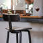 Tee Upholstered Stool with Solid Wood Frame-642456636