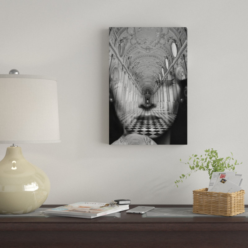 « alcazar », impression sur toile, H 26 po x l 18 po x P 1,5 po, Toile tendue, Pas de tapis