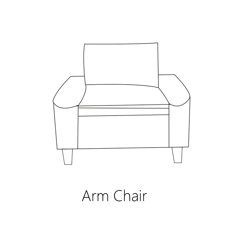 Fauteuil Luqi, Chameau clair
