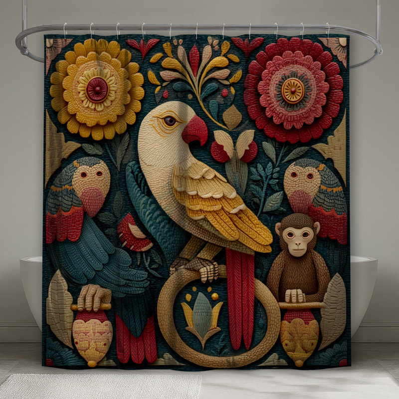 Rideaux de douche Carved, L 70 po x H 93 po