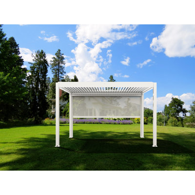 Abat-jour / moustiquaire manuel pour pergola en aluminium Bon Pergola