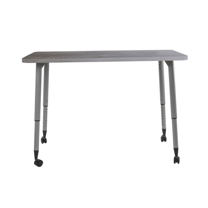 Table d'activité Adapte 24 x 36, 24 po x 48 po, Bois gris / argent