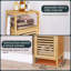 Amaal Bamboo Freestanding Linen Cabinet-2029769450