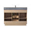 Ensemble de meuble-lavabo sur pied 48 po avec plateau en calcaire noir Avignon-93885556-114248480-121602577