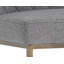 5West Upholstered Stool with Metal Frame-1108463831-1101050368