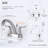 Centerset 2-handle Bathroom Faucet with Drain Assembly-56118832