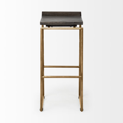 Tabouret de bar et de bar en bois de manguier massif Barlow