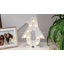 Enseigne lumineuse blanche 10,25 "pingouin