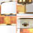 Razik Fabric Semi Flush Mount