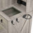 Farmhouse Vanity Desk With Sliding Mirror And Lights, Vanity Set With Glass Top And Charging Station ,Dressing Table With 4 Drawers And 2 Cabinets, Dressing Table With Stool For Bedroom-33698057