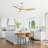 Ladedra 52'' 3-Blade Modern Ceiling Fan With LED Light and Remote Control-1998015919