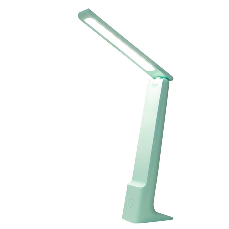 Veilleuse nouvelle lampe de bureau à DEL avec fiche pliable et lampe de lecture à 3 niveaux de réglage de la température de couleur gradation continue