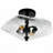 Flush Mount Ceiling Light (Black)