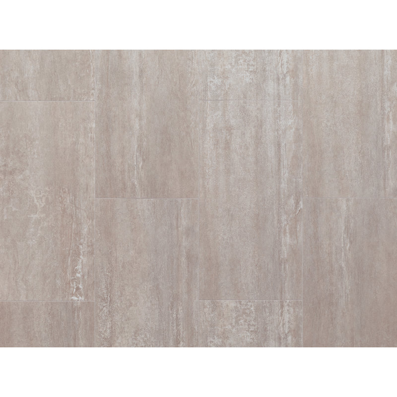 Carreau de vinyle SPC 12 po x 23,15 po x 9,5 mm Click-Lock, Grès