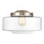 Mini luminaire suspendu à tige 1 lumière Franklin Restoration - Bridgeton - abat-jour DEL-1037897544-1037897591-1037897589