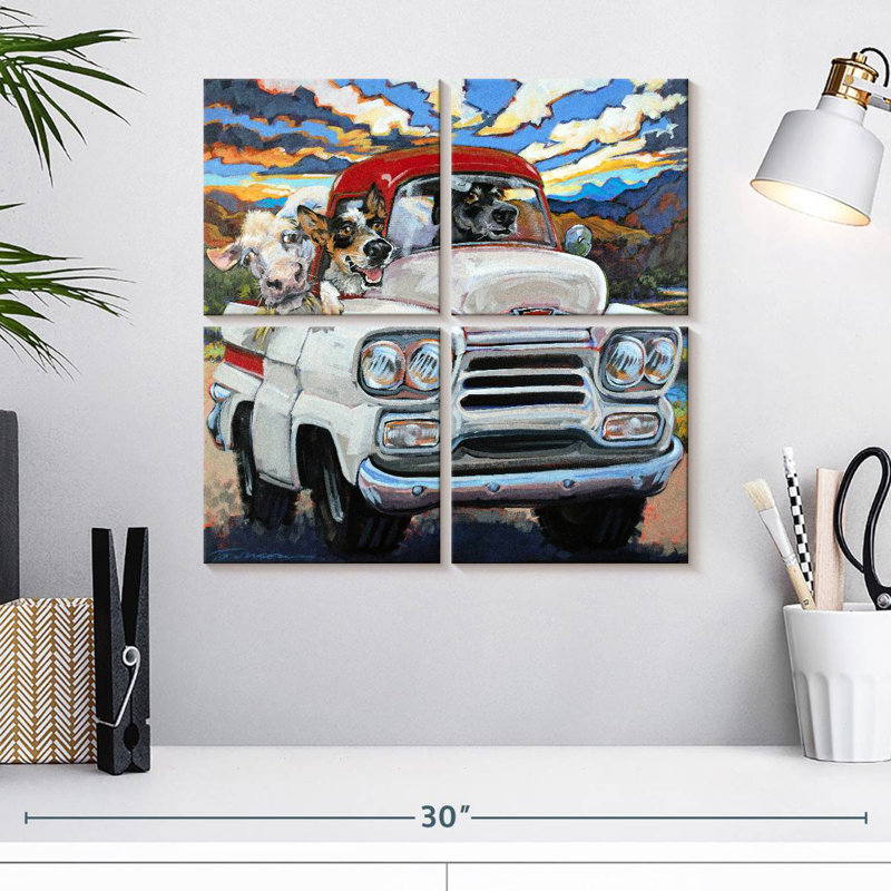 Ketti Cattle Drive, 18" H x 18" W