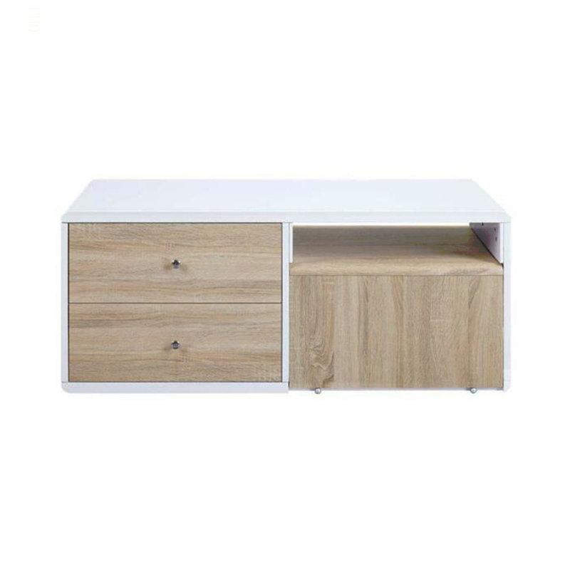 Rectangular Coffee Table With Pull-Out Table