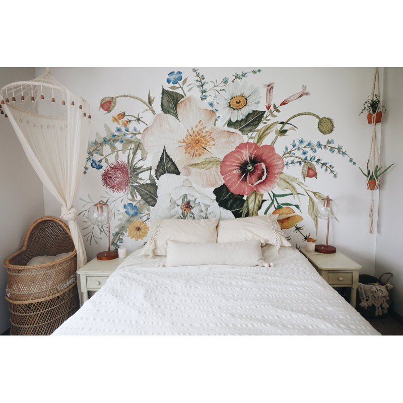 Floral Wallpaper, Pre-Pasted