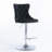 Set of 2 Ergonomic Bar Stool with Adjustable Height and Swivel for Stability-509133132