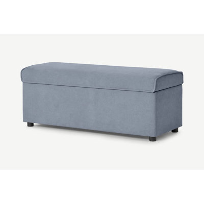 Izeiah Velvet Upholstered Storage Bench