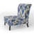 Cobalt Blue Brocade Victorian Pattern
