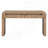 Rustic Console Table With Fluted Drawer Front, Entryway Table With Curved Corners & Thick Legs, Sturdy Sofa Table For Hallway & Living Room-439248366