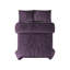 Ensemble d'édredon réversible à motif géométrique en velours 3 pièces Gabriel-125356194-125356196-125356197