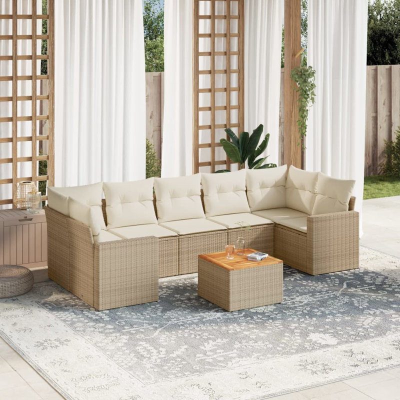 Ensemble de canapé de jardin Vidaxl
