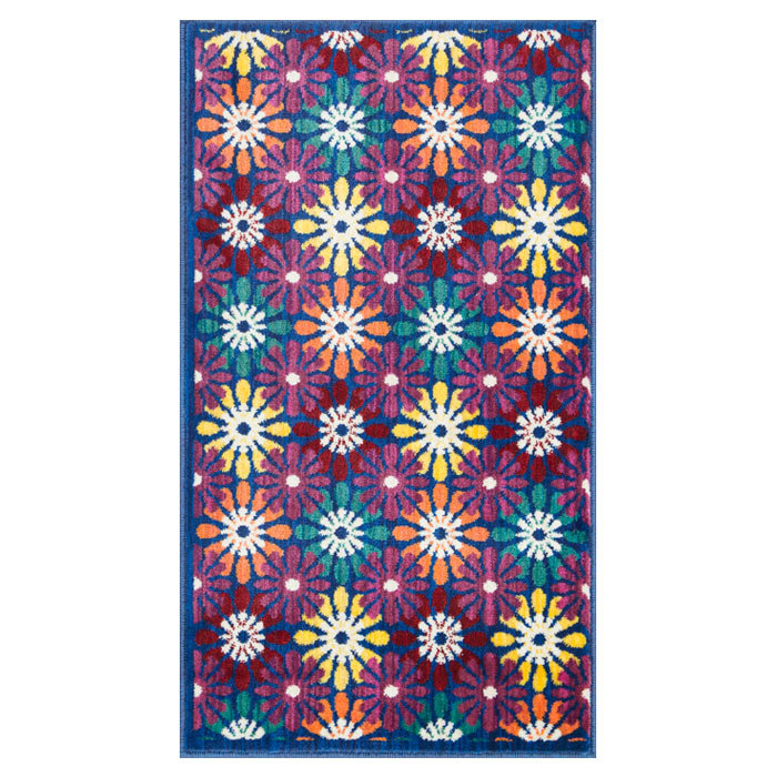 Floral Indoor Rug, Rectangle 1'7" x 2'6"
