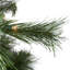 Arbre de Noël artificiel pin semi-mural pré-éclairé pré-éclairé - lumières claires-2137300491