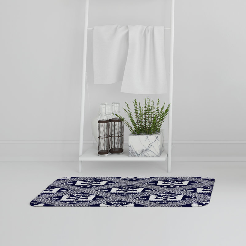 Akila Non-Slip Bath Rug, Egyptian Heritage 1