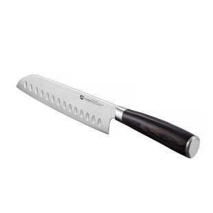 Wingbo 7'' Hollow Edge Santoku Knife