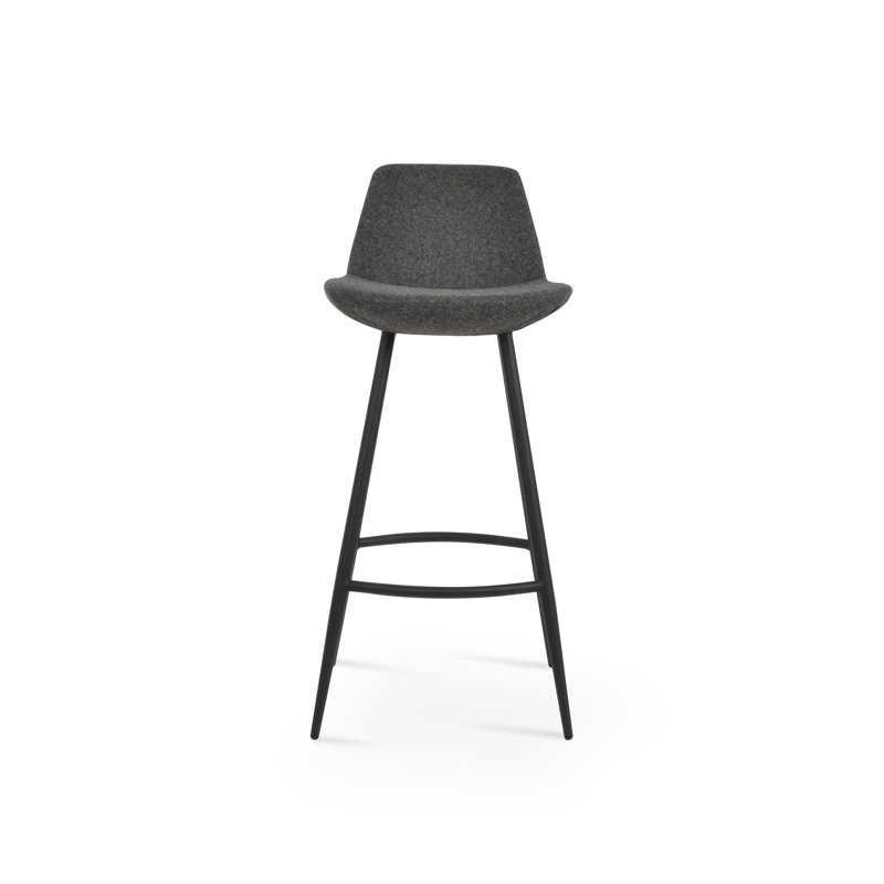Pera Galata Bar in Black Finish, Pistachio Wool