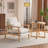Masson Chenille Accent Chair Armchair With Pillow-1185751603