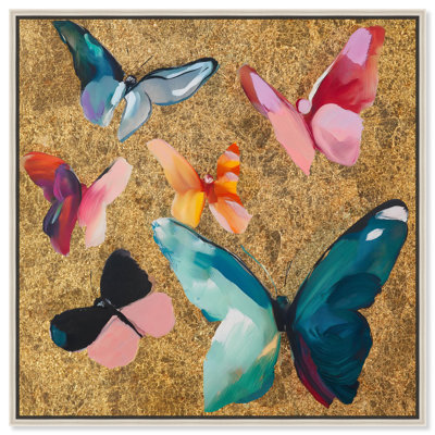 Art mural sur toile Spectrum of Wings par Art Remedy