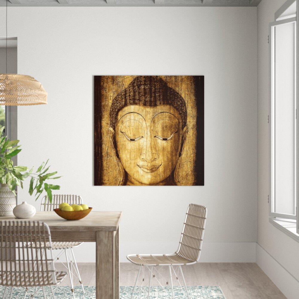 Leinwandbild Smiling Buddha