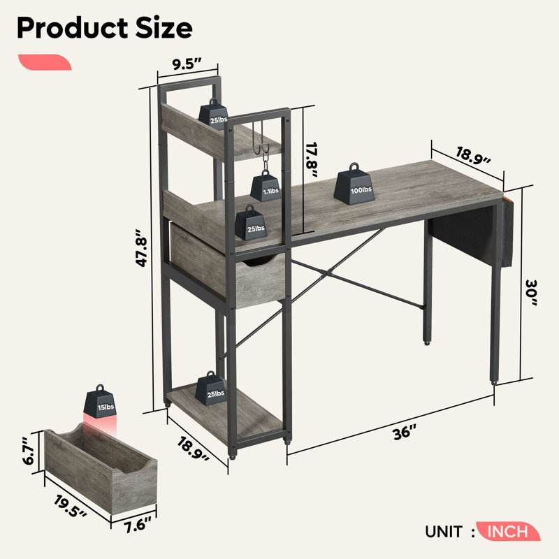 Beltz 91 L Desk