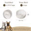 Hexagon Embossed Pattern Anti-skid Stoneware Dog Bowl-116384244