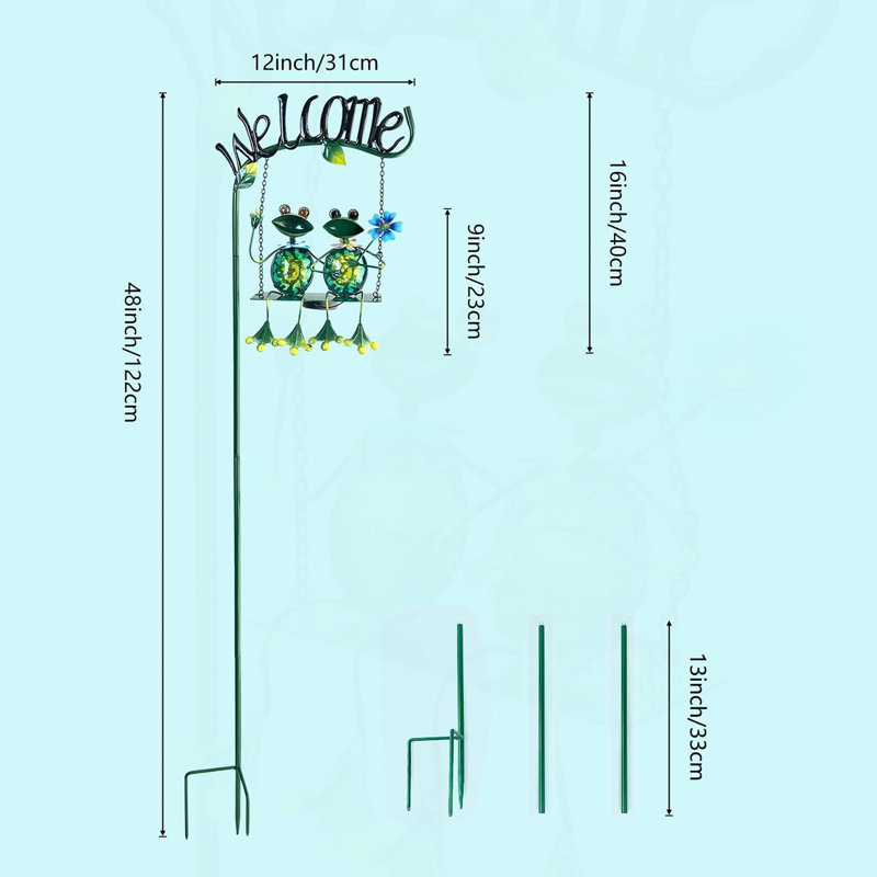 Frog Decorative Stake