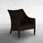 Athena Plus Woven Lounge - Black Walnut-48143495